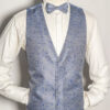 Gerard Paris Light Blue Floral Wedding Vest ALC 3