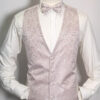 Gerard Paris Wedding Waistcoat - Art Nr 90 in Rose with Elegant Paisley Design