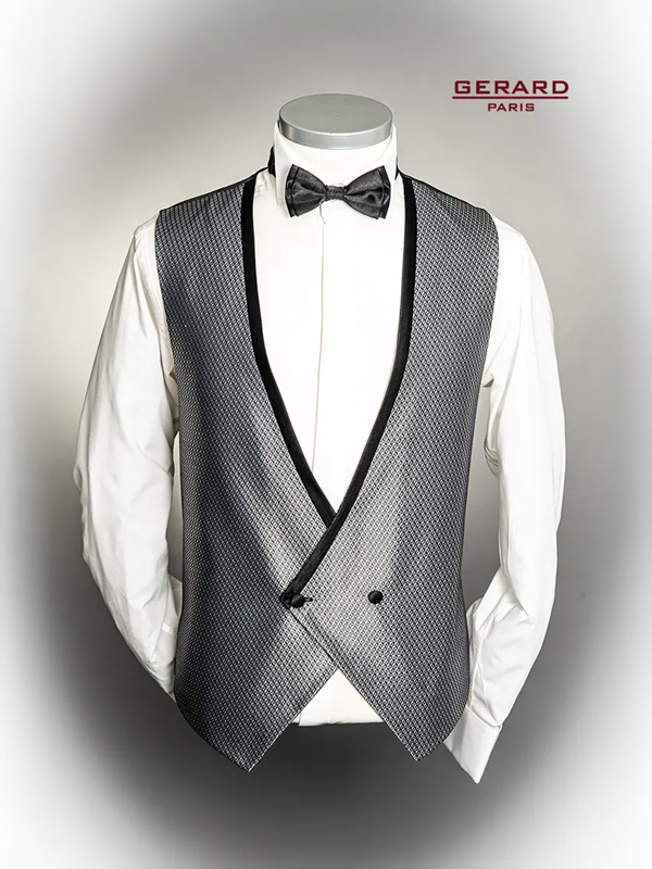 “London Evening Vest” Grey