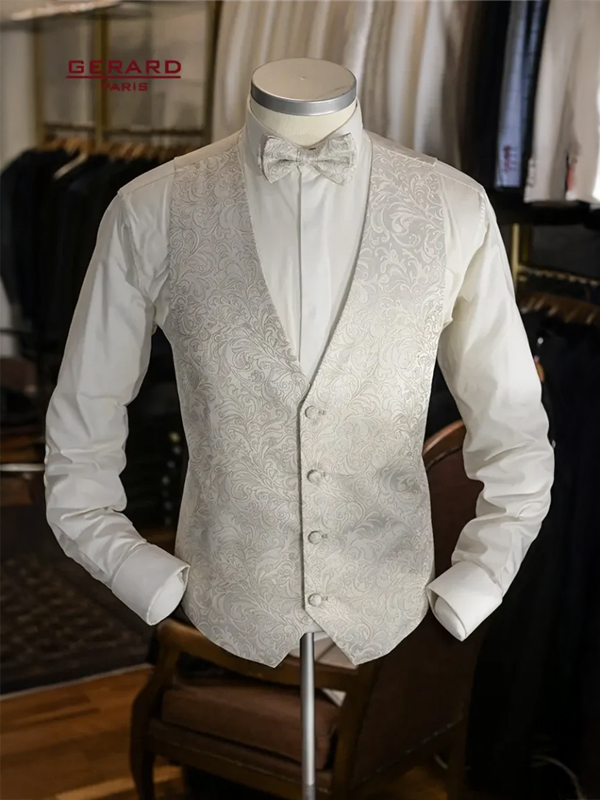 Model Nr: 90-3 Beige Wedding Waistcoat