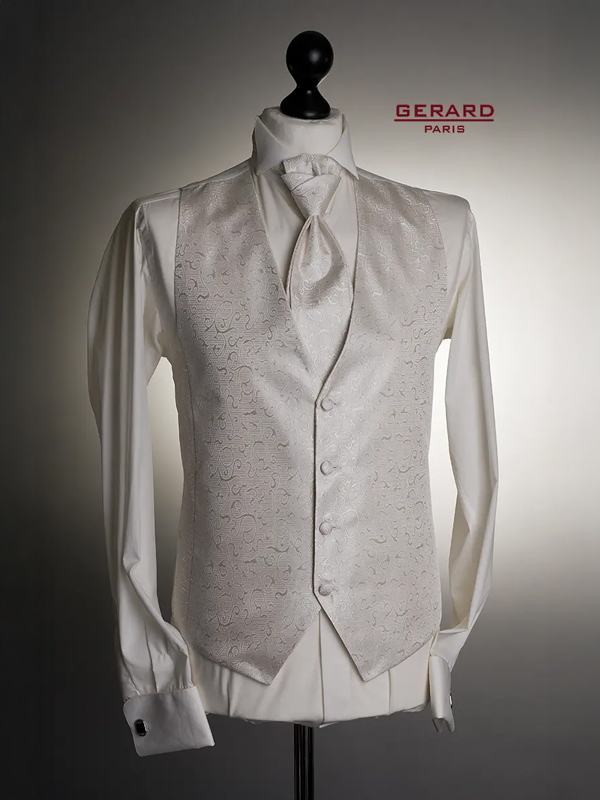 Parisian Elegance - Ivory Waistcoat