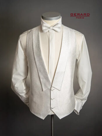 Rome Ivory Tailcoat Vest