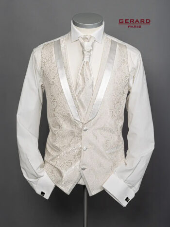 “Vienna Cream Ivory Wedding Vest”
